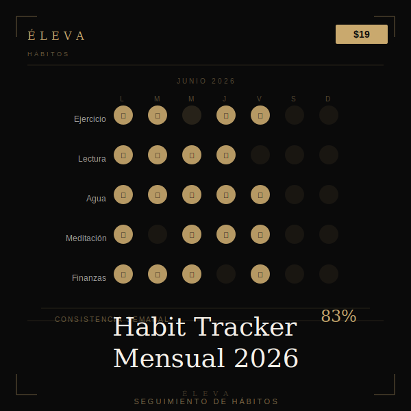 Habit Tracker Mensual 2026