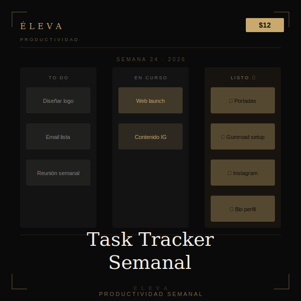 Task Tracker Semanal