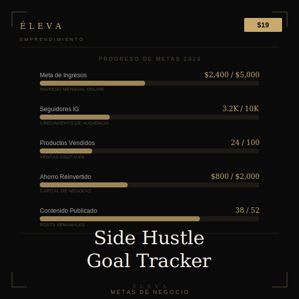 Side Hustle Goal Tracker